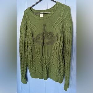 NWOT Disney Toy Story Alien Sweater
